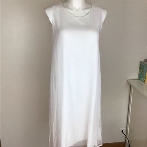 Fashion Collection white 2 layer sun dress size OS.
